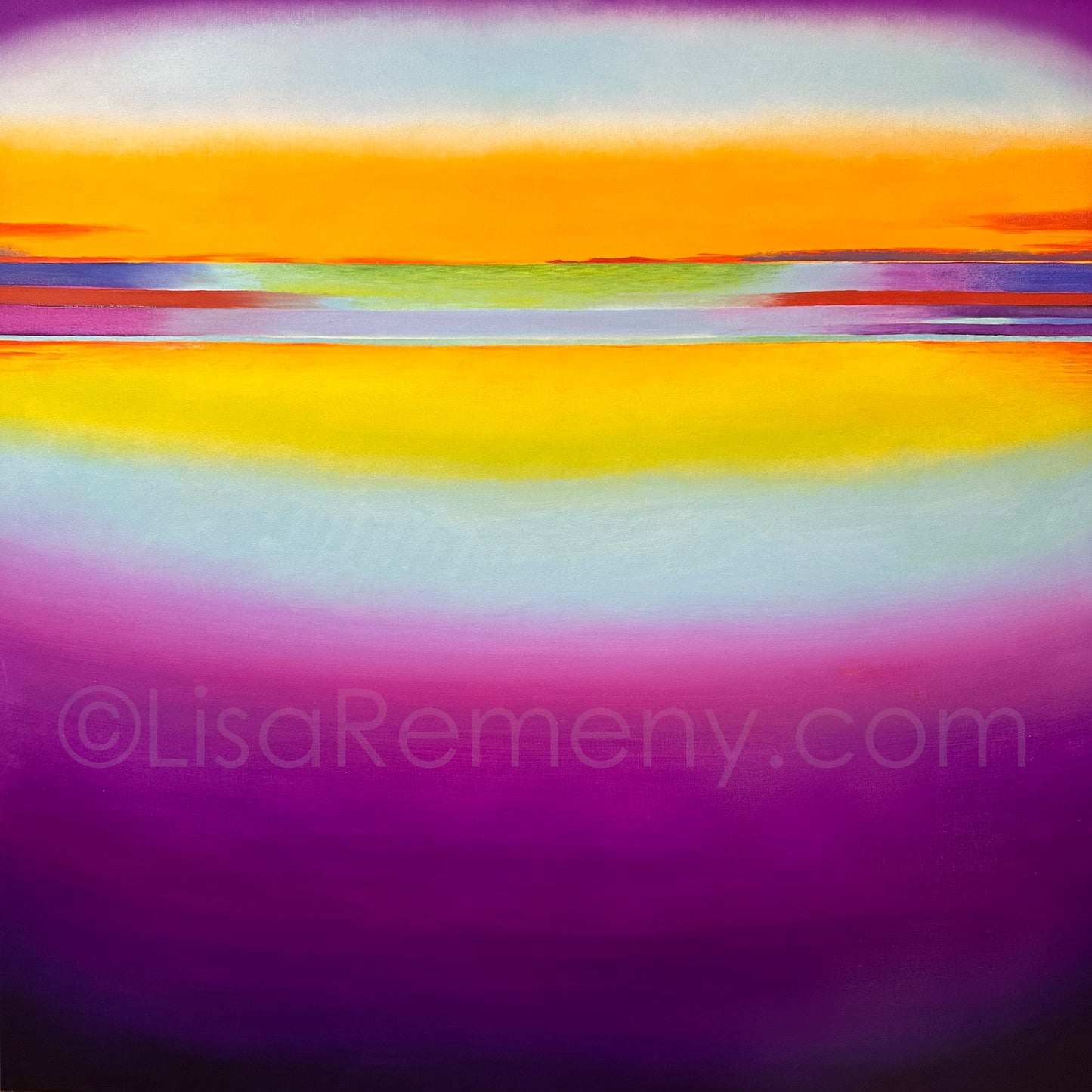 Oil Painting - Purple Rain