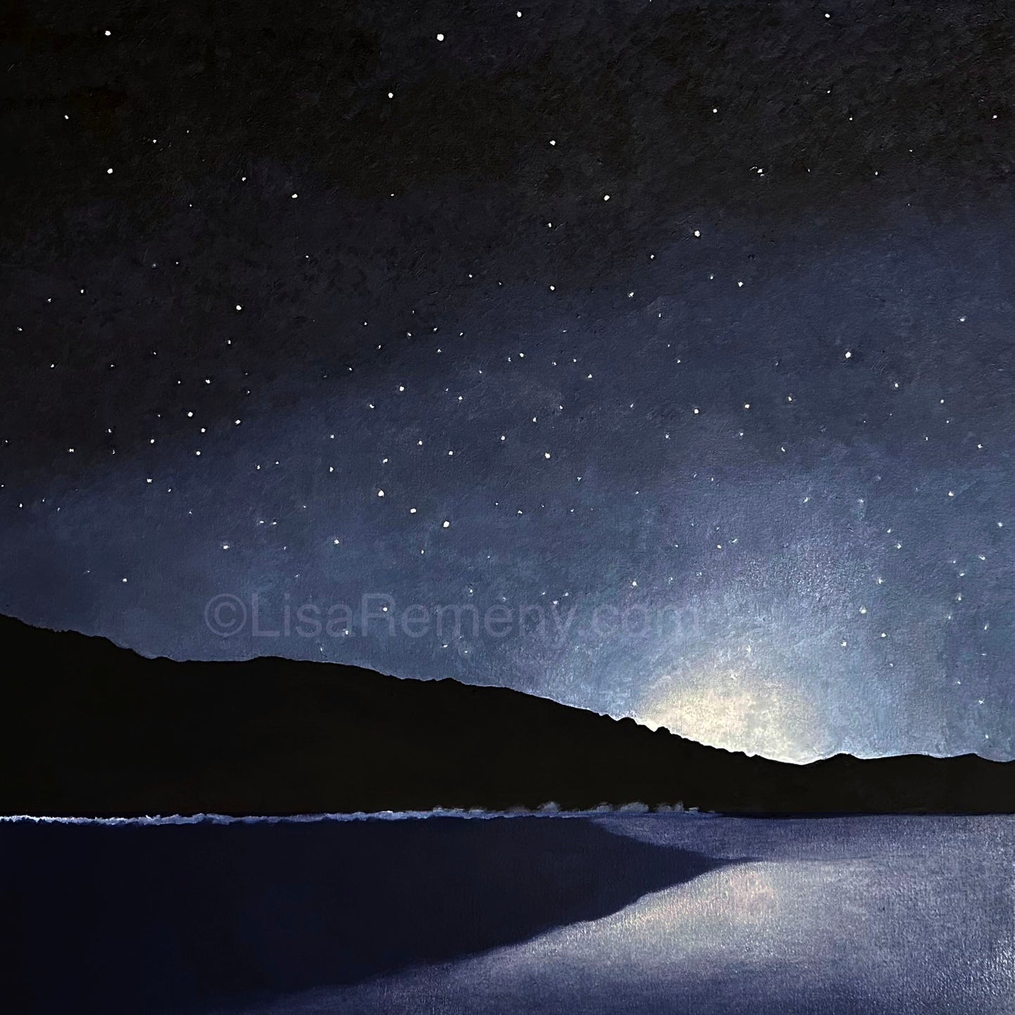 Oil Painting - Starlight in the Northern Hemisphere (Polače, Croatia)