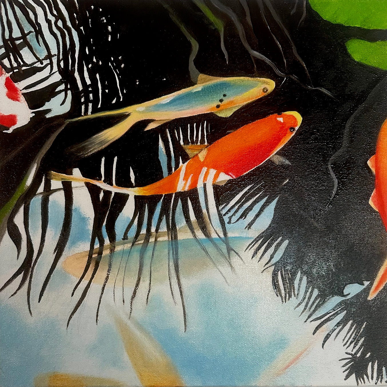 Oil Painting - Koi #4