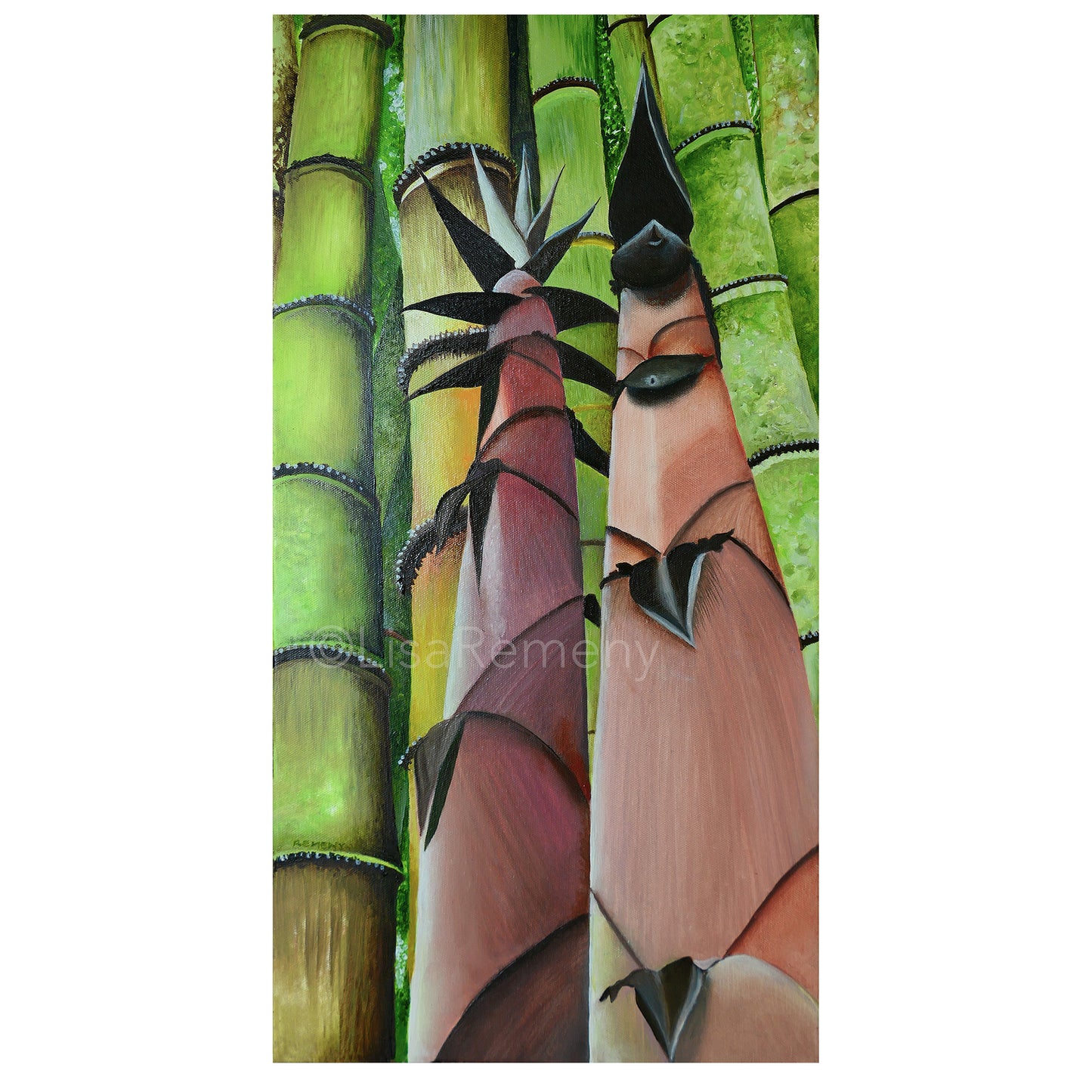 Commission 2026 Oil Painting - Big Bamboo