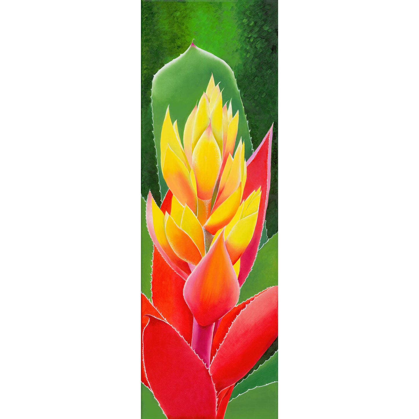 Commission 2023 Oil Painting - Ites Green and Gold
