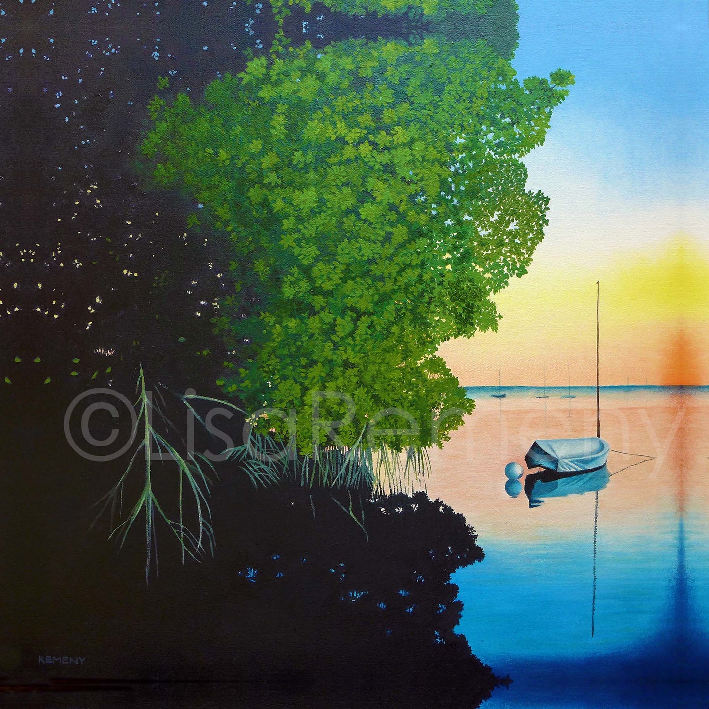 Giclée - Dusk on the Bay
