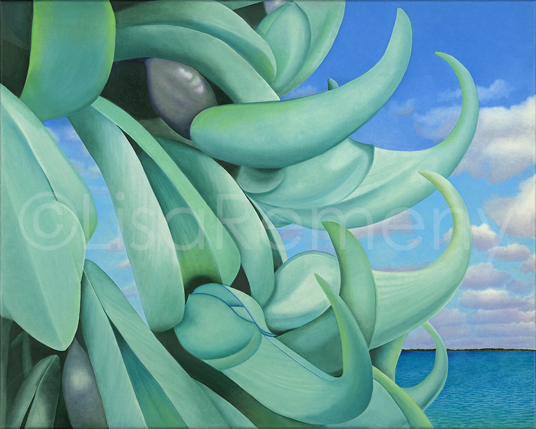 Giclée - A Glorious Jade Vine by the Bay