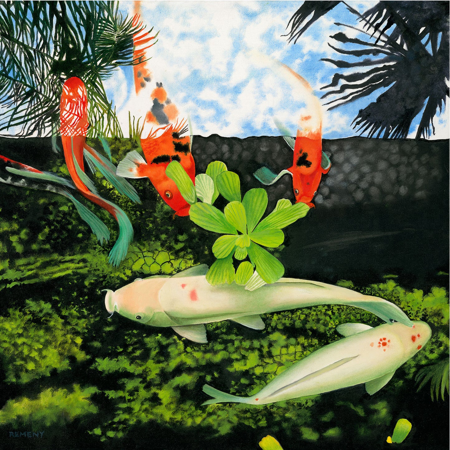 Giclée - Five and a Half Shades of Koi