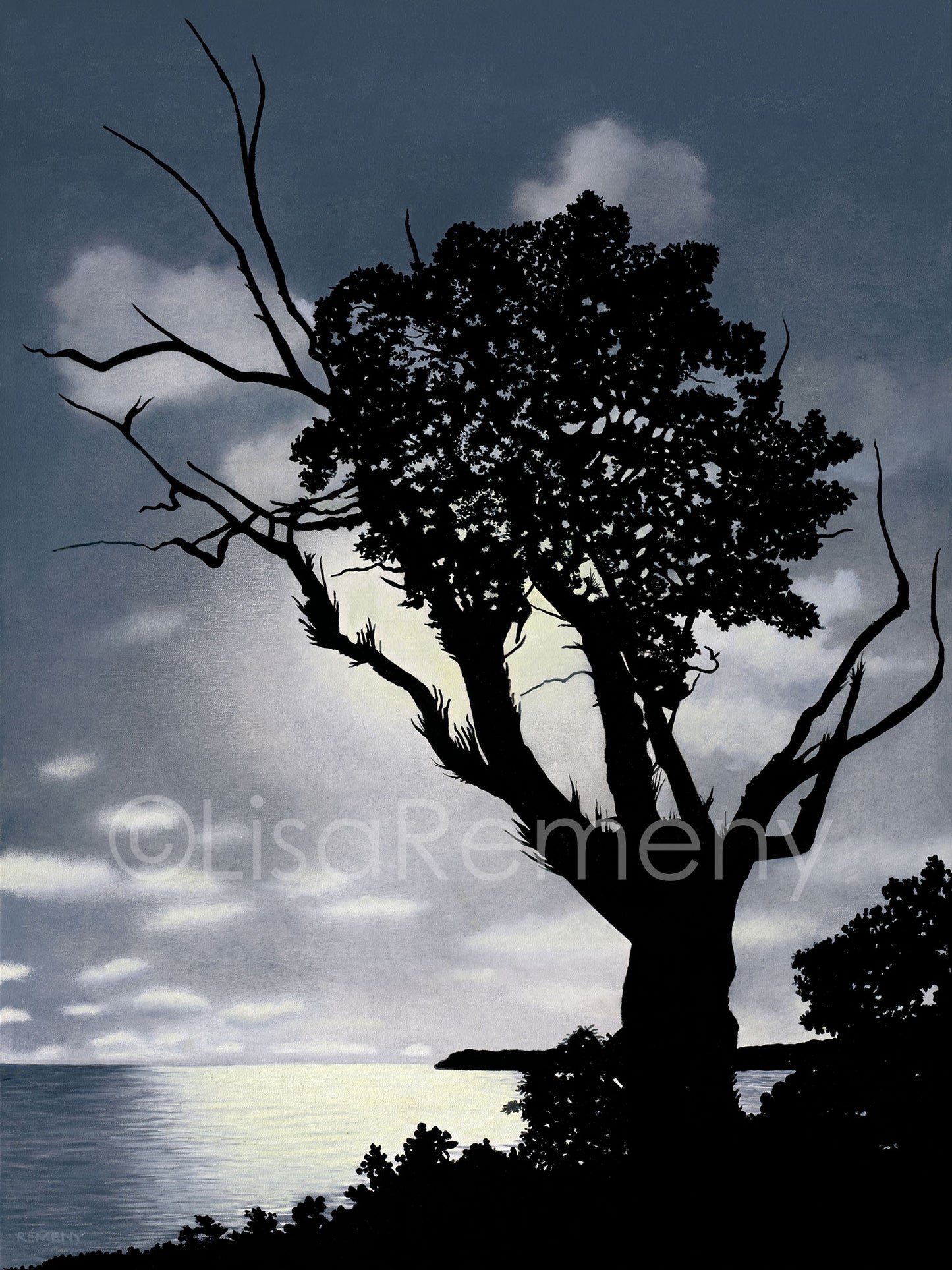 Giclée - Black Mangrove in Moonlight
