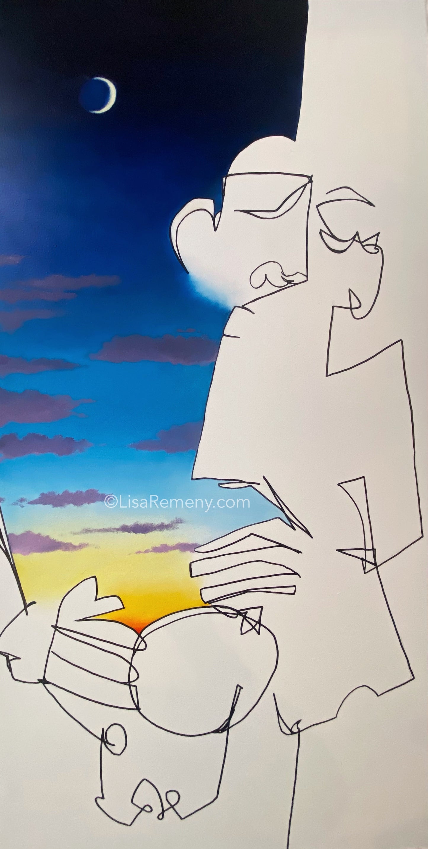 Oil Painting - Tenor at Twilight