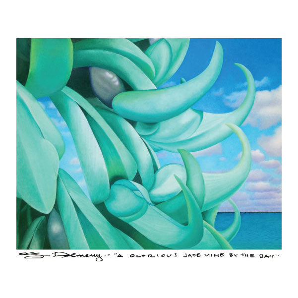 ArtCard - A Glorious Jade Vine on the Bay