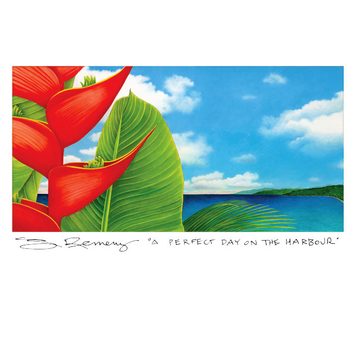 ArtCard - Perfect Day on the Harbor