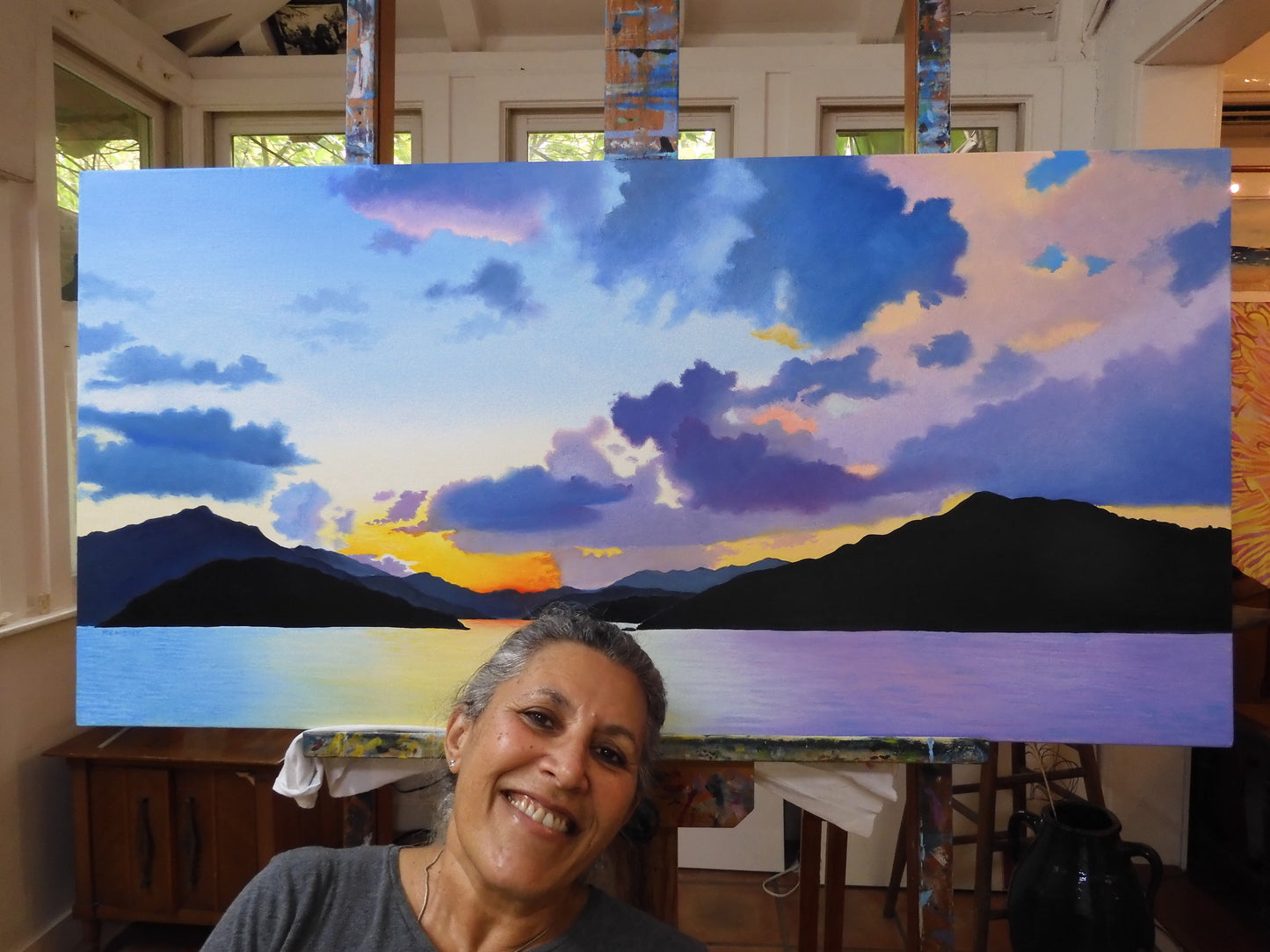 Commissions 2022- “Sunset Over Taha’a en Route to Bora Bora”