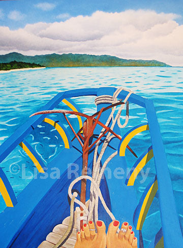 Giclée - Back to the Island (from Gilli to Lombok)