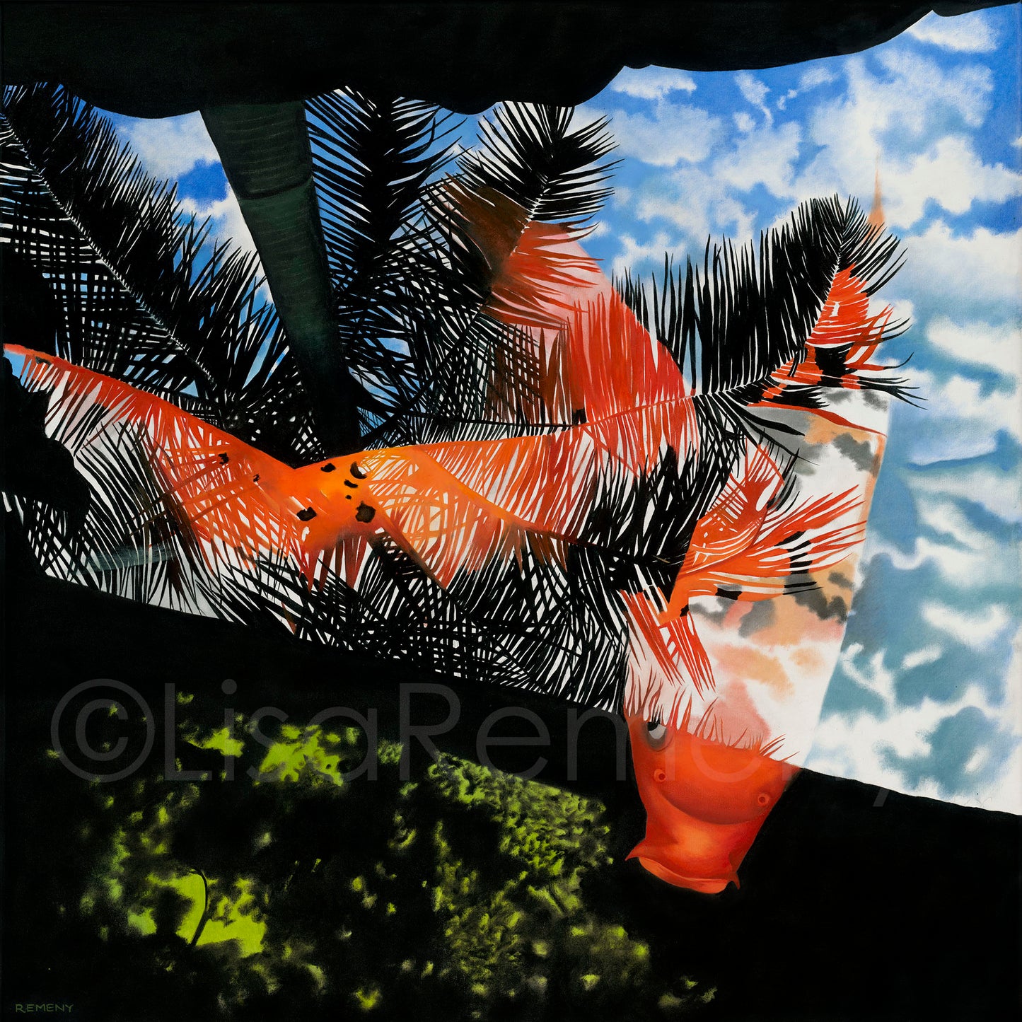 Giclée - Through the Koi, Darkly