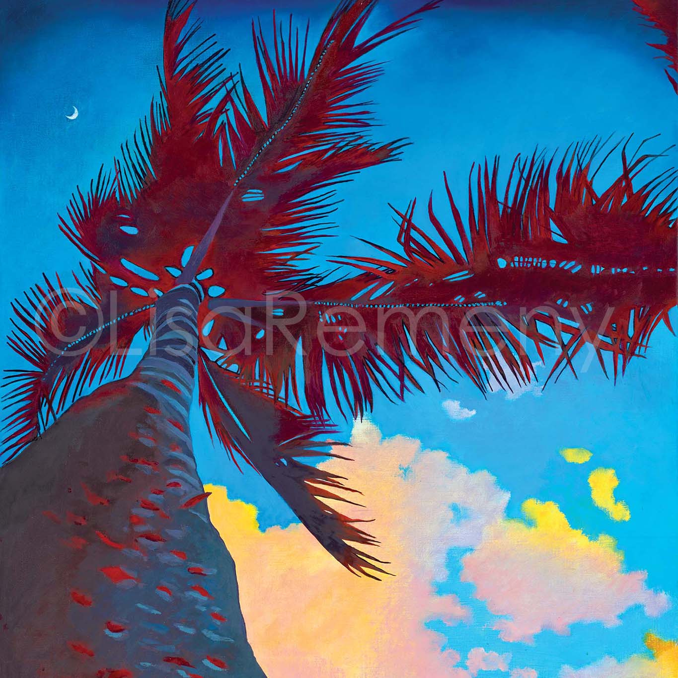 ArtCard - Last Quarter at Dusk