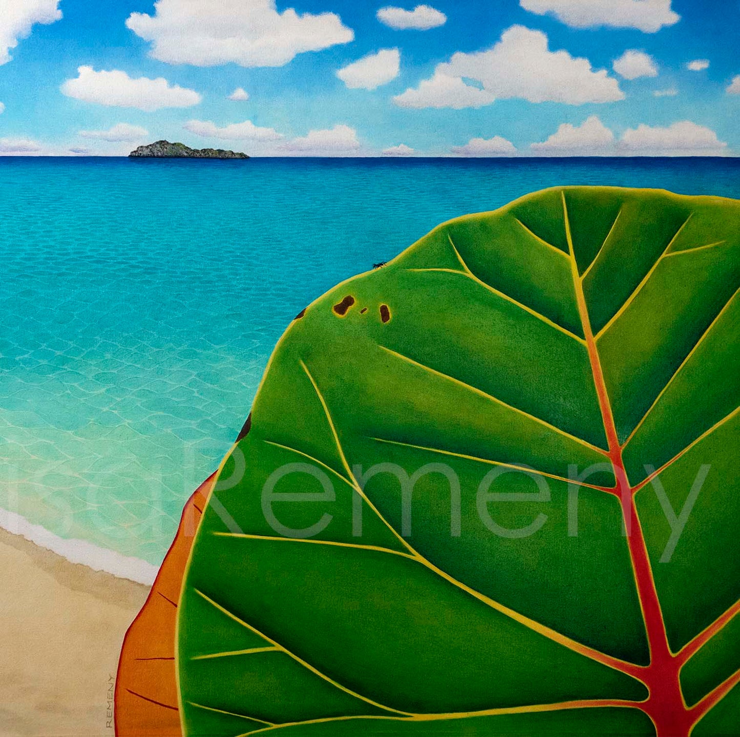 Giclée - Grapeleaves by the Bay