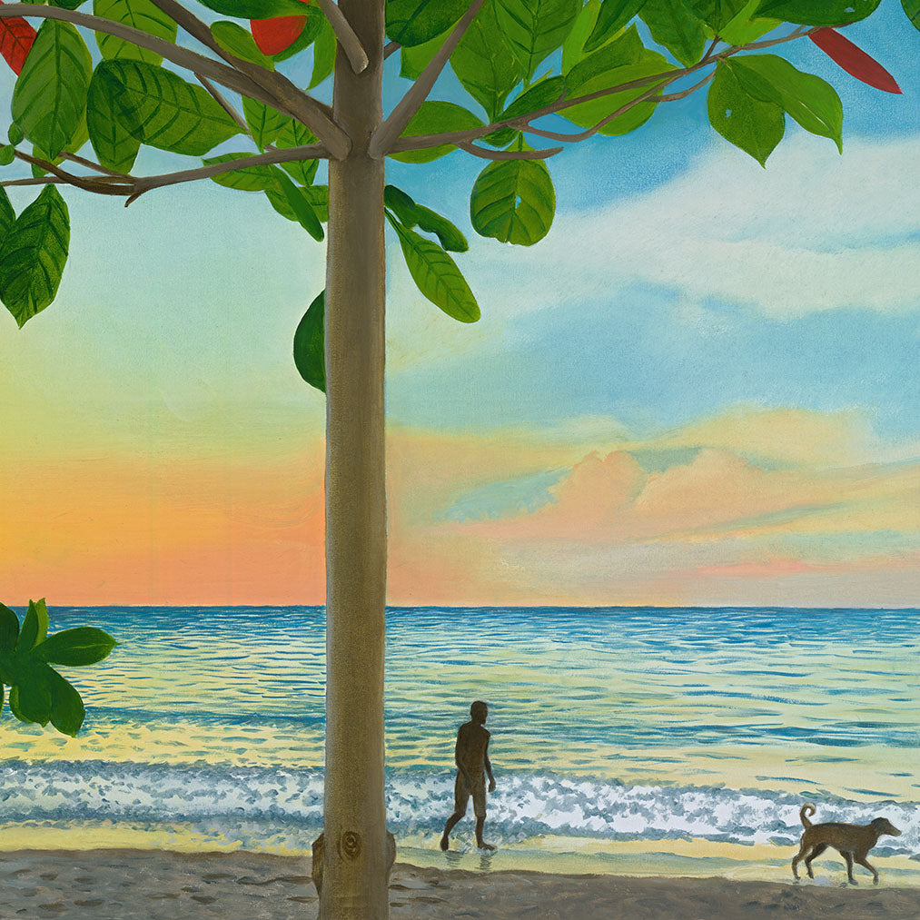 Giclée - Golden Dusk on Sugarpot Beach