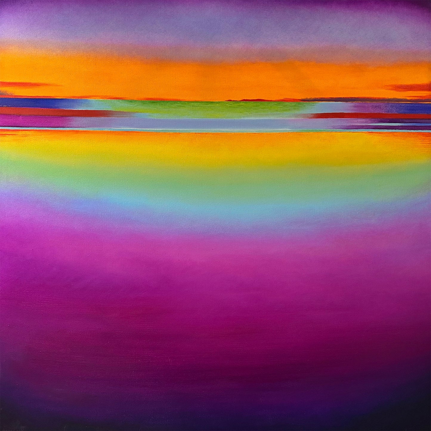 Oil Painting - Purple Rain