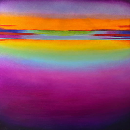 Oil Painting - Purple Rain