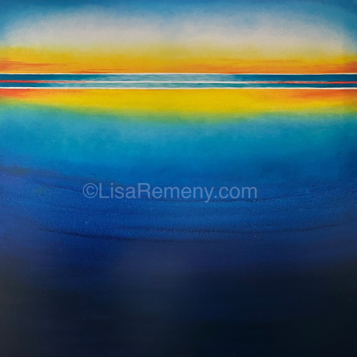 Oil Painting - Blue Wednesday