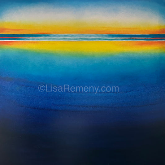 Oil Painting - Blue Wednesday