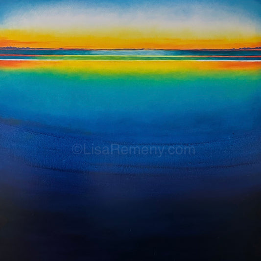 Oil Painting - Blue Wednesday
