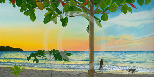 Oil Painting - Golden Dusk