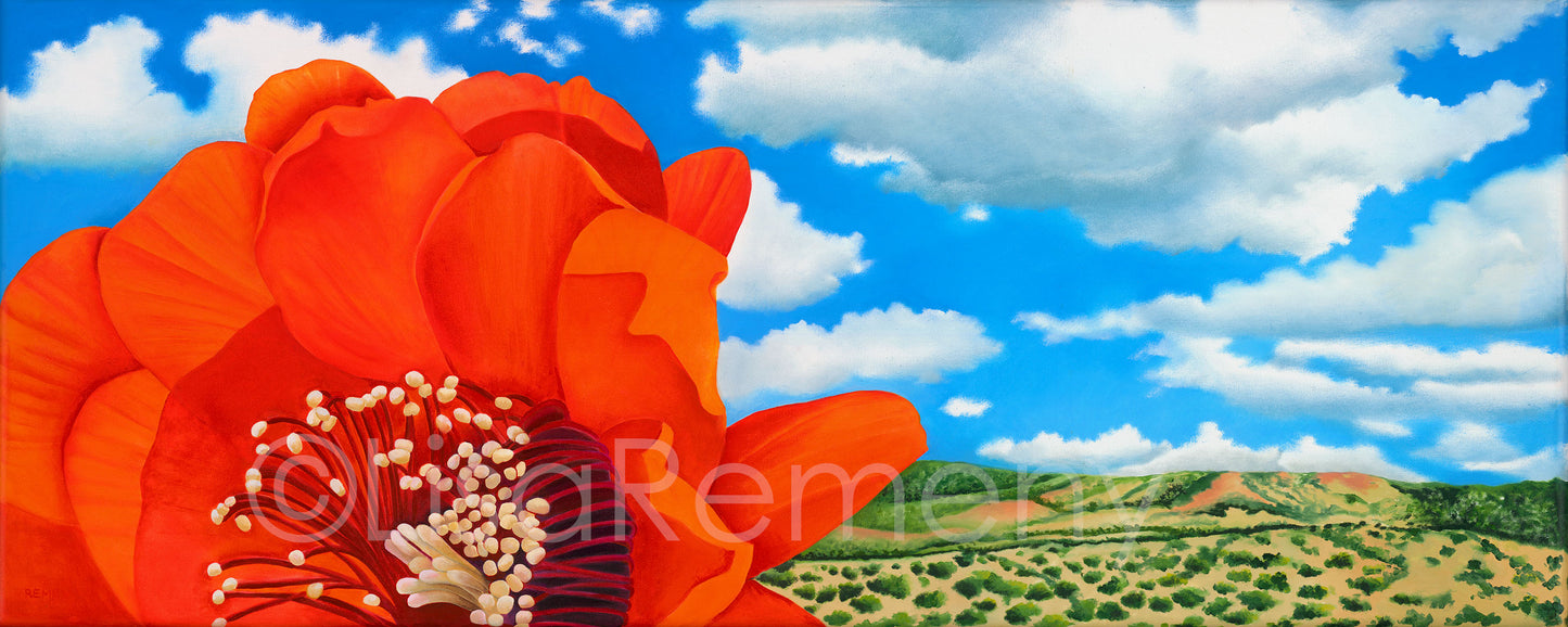 Commission 2020 Oil Painting - Springtime in Taos