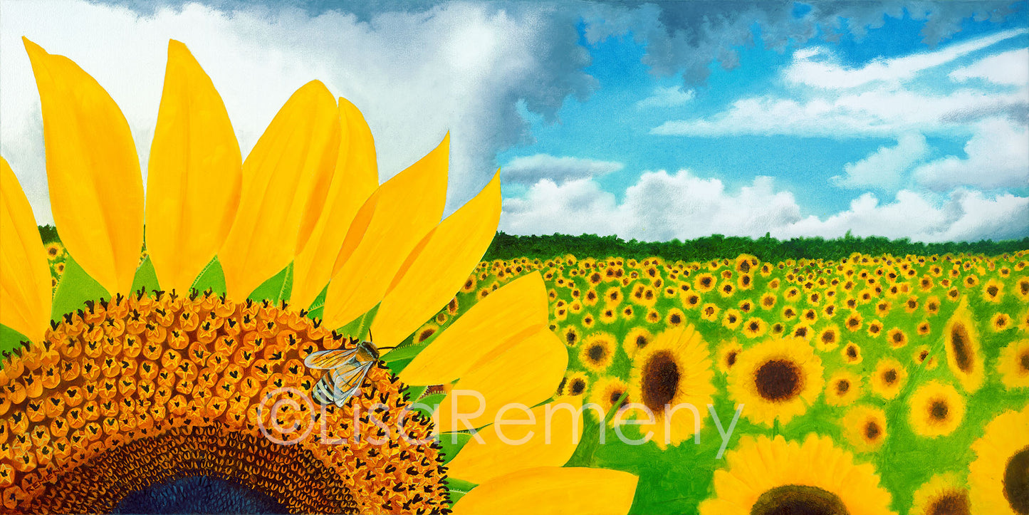 Giclée - Field of Gold (Keep on the Sunny Side)