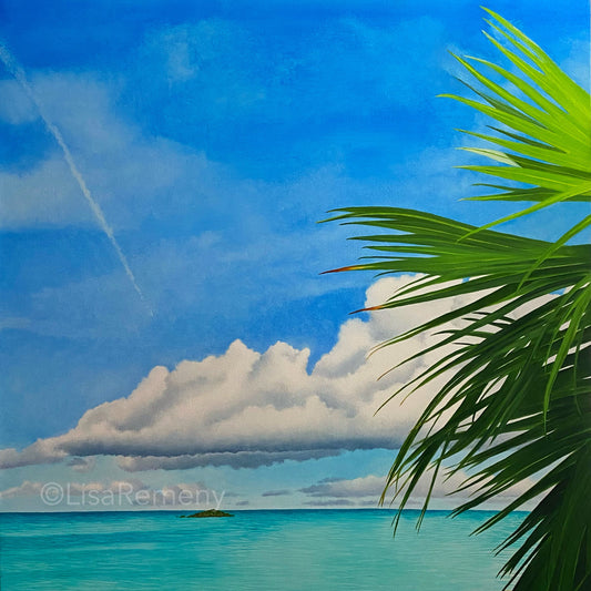 Archive Oil Painting - Bahamian Rhapsody - a Turquoise Afternoon