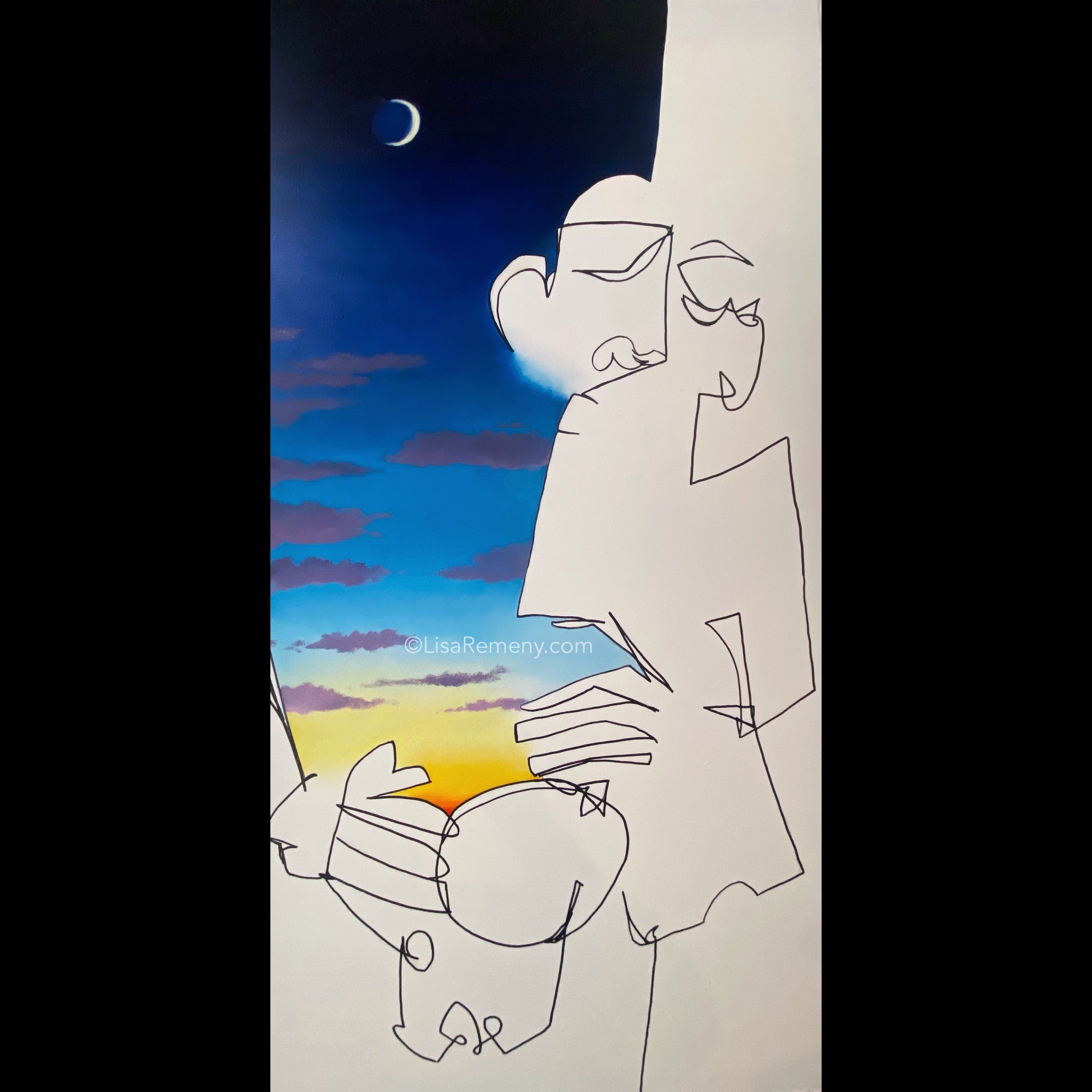 Oil Painting - Tenor at Twilight – the-remeny-collection