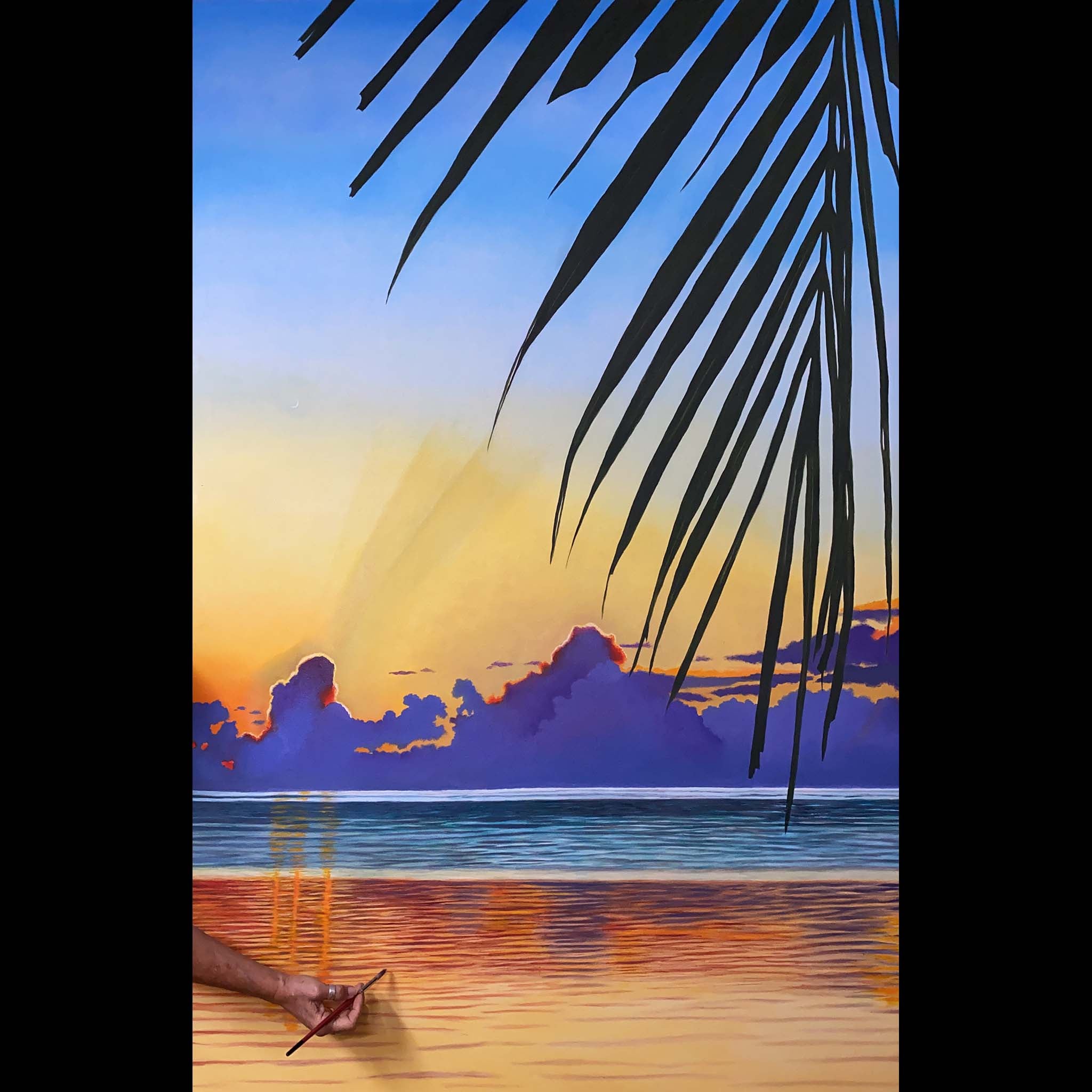 Archive Oil Painting - Daybreak on the Bay – the-remeny-collection